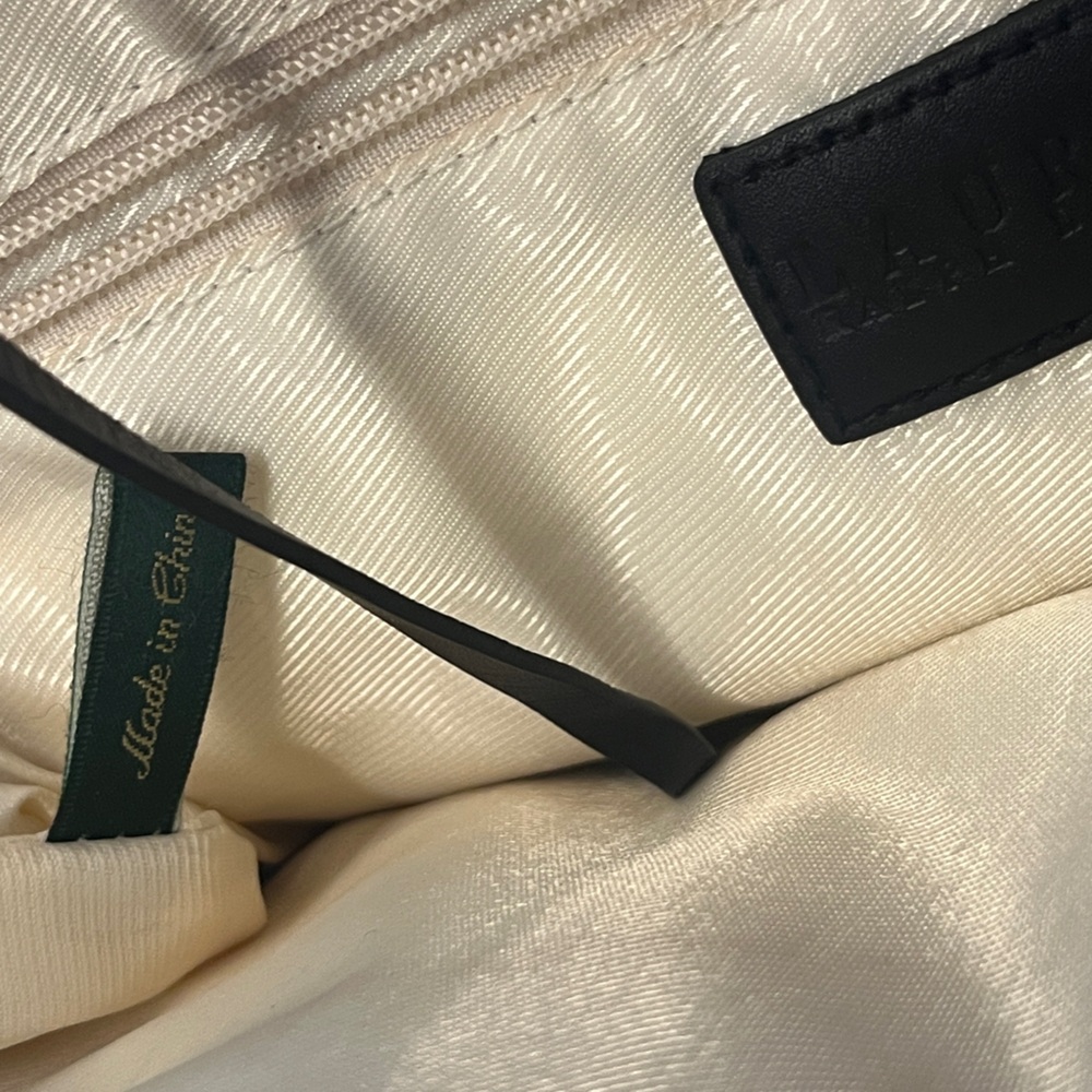 Ralph Lauren | Black, White and Red | Houndstooth Tote Bag Mini - Picture 5 of 5